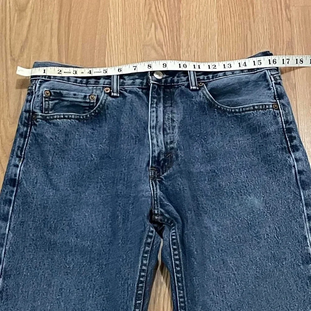 Levi's 505 Men’s 33x34 (32x33) Straight Fit Jeans Medium Blue Denim Classic